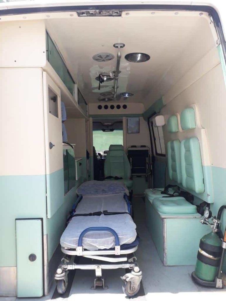 Ambulancia para remoção