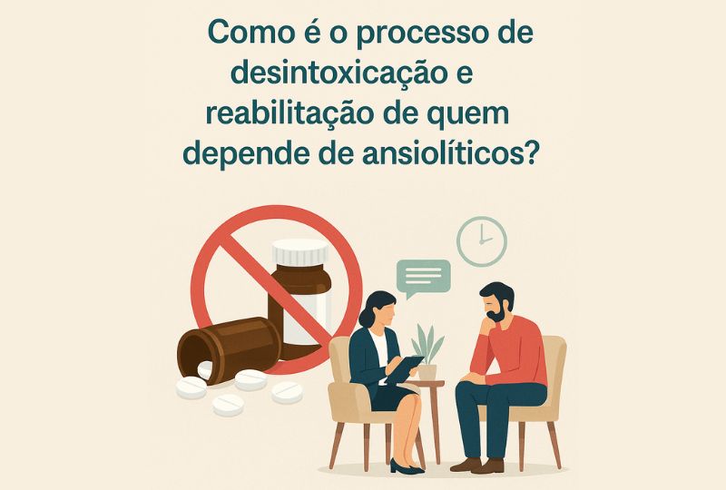 Como é o processo de desintoxicação e reabilitação de quem depende de ansiolíticos